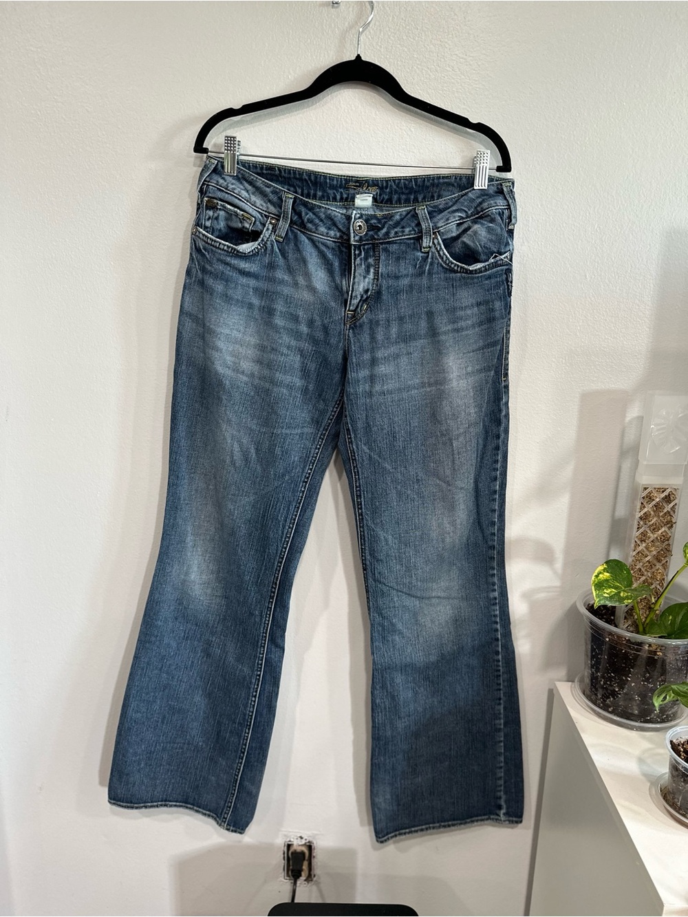 Silver Jeans Aiko Bootcut Jeans Women’s 32/33 Md Wash Stretch Denim Western